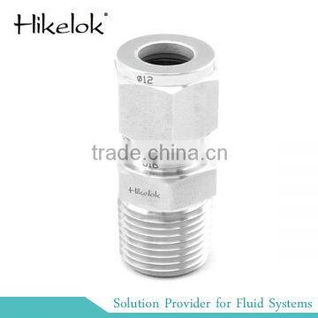 straight union 316 ss male thread tube fittings