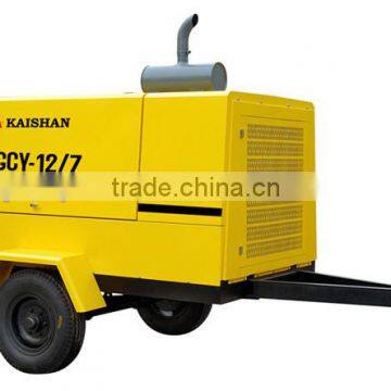 best selling China Kaishan diesel driven portable screw air compressor