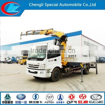 Truck with crane truck mounted crane New Design Truck Crane for sale