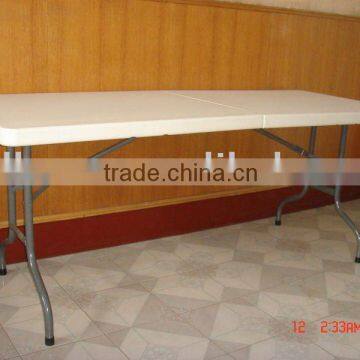 wholesale 6ft plastic folding half table