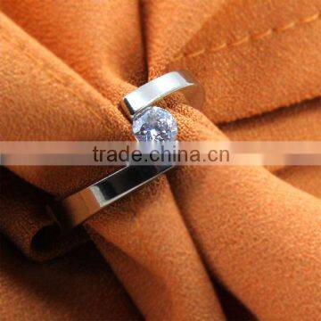 Factory fine jewelry for women's silver magnetic zircon ring