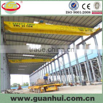 hoist electric double girder overhead motor driven electric crane