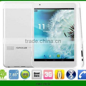 Ramos X10Pro Quad core 7.85" IPS tablet PC 1GB/16GB Actions ATM8389 ARM Cortex-A7 1.0Ghz 3G/WCDMA WIFI Camera HDMI Android 4.2