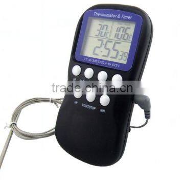 China Made Digital Countdown Timer For Cooking & Gas Oven Thermometer DTH-11