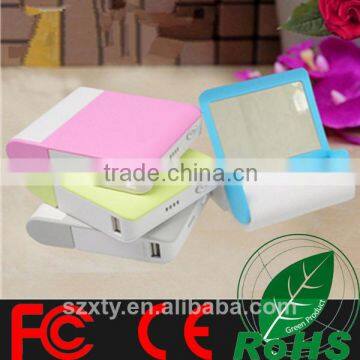 high capacity portable external battery case charger 7200mah power bank