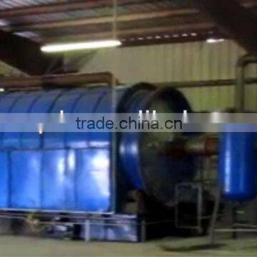continuous waste tire pyrolysis plant