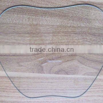 High Quality shaped clear sheet glass