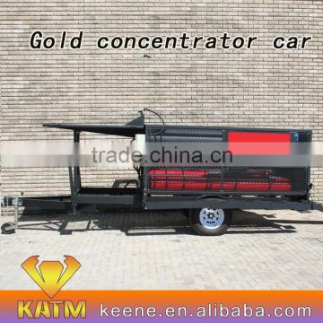 Gold Recovery and Mineral Separation Equipment customized Gold concentrator car