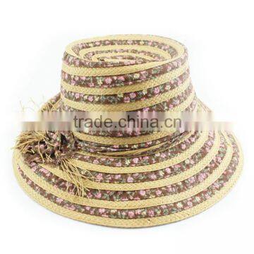 Ladies Hat Felt Hat/Hot Sale Straw Soombrero Sat Simple Straw hat