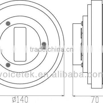 TSCT-5101 Hot Selling Tweeter Professional Neo Audio Speaker 6 Inch Exit Compression Driver photo-2