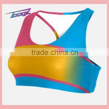 OEM Sublimation Cheer bra Spandex