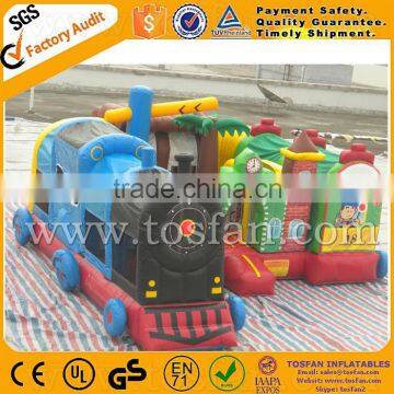 inflatable obstacle combo,inflatable combo train station A3079