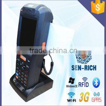 WinCE Handheld PDA with Mobile Printer for Ticket Printing and Barcode Scanner