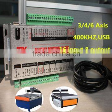 3/4/6 AXIS XHC USB mach3 cnc control card, PWM control spindle motor, 400KHZ,