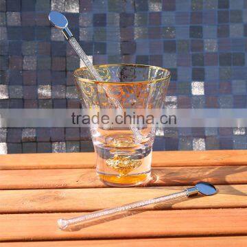 Wholesale Round Top Coffee Stick Glass Custom Drink Stirrers photo-3
