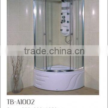 TB-A1002 bathroom shower cabin ,shower Enclosure,wooden roof steam shower room