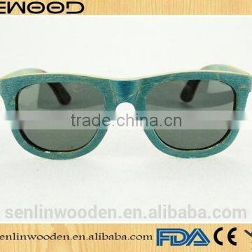 2016 High Quality Skateboard Wood Sunglasses