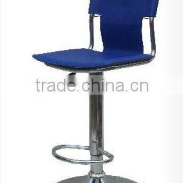 LS-0783 new design PU bar stool with backrest and chrome base 002