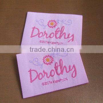 clothing customized popular woven patch