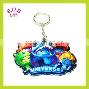 Soft PVC photo keychains