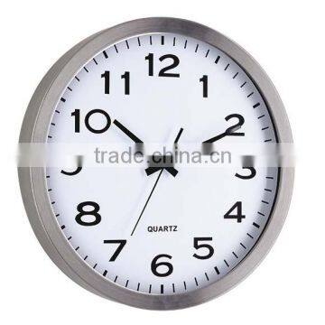 Wall clock with metal frame,can be 16",18"24"