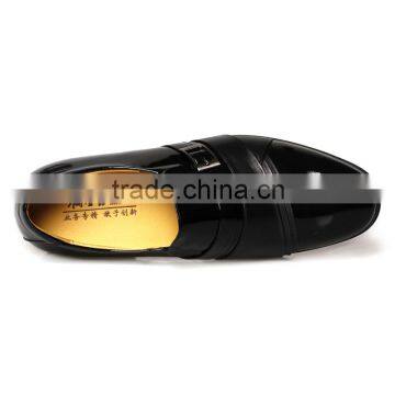 Genuine Leather Men Dress Shoes Fashion Buckles Loafers Business Formal Shoes photo-3