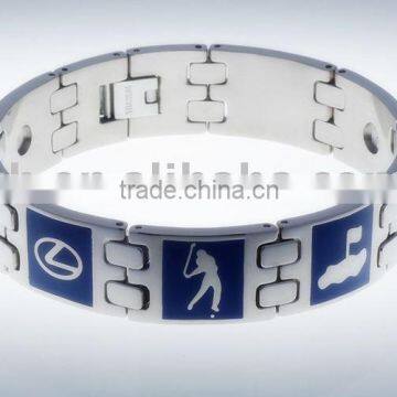 men's titanium magnetic golf bracelet