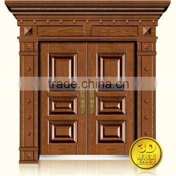 wholesale china steel door supplier exterior security double steel door