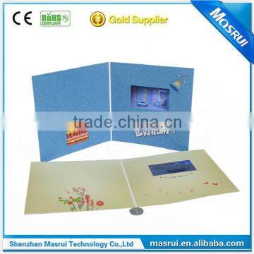 Craft Gift LCD Screen Video Player Happy Birthday Cards