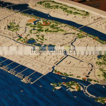 island area urban planning model for real estate developement exhibition