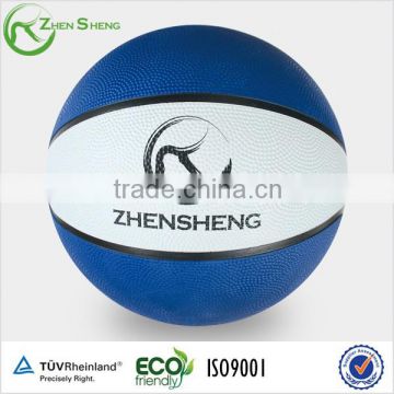 Zhensheng Promotional Rubber Basketballs with Custom Logo Printed