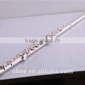 Musical Instrument 17 Open Holes Silver Plated Flute With Split E Mechanism Offset-G Keys and B Foot photo-3