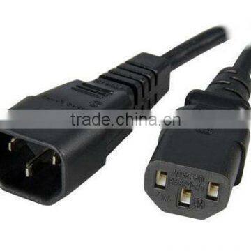 IEC C13 to C14 power cords extension cable