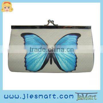 JSMART party bag clip purse grey butterfly sublimation printing