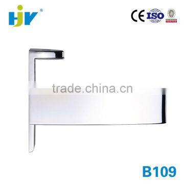 High standard fancy chrome bathroom glass shelf clamps