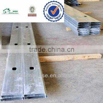 Cold-formed galvanized steel keel for construction