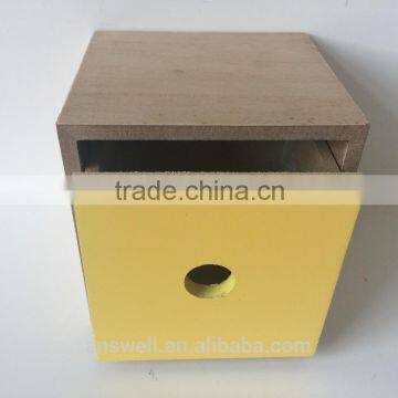 Yellow Wholesale Decorative Storage Wooden Table Case photo-3