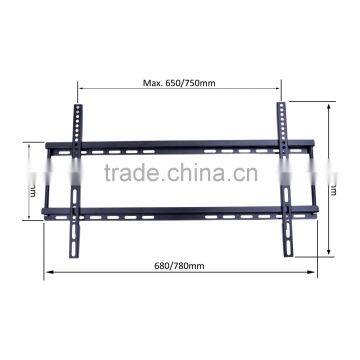 Factory Price Assembled Rack Ultra-slim Fixed Vesa 600*400 Lcd Led 3d tv Wall Mount Bracket for 42" - 70" Inch Flat Screen TV