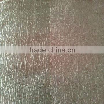 100%Polyester High Quality Fleece Stripe Base Tadpole Texture Embossed Curtain Fabric