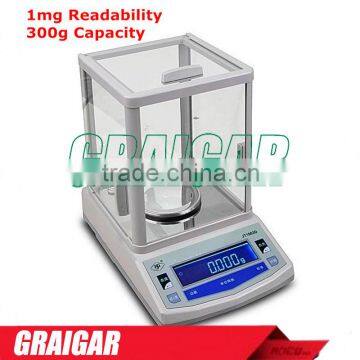 Electronic milligram Scale YKJN3003 Gold & Jewelry Balance 300g/0.001g