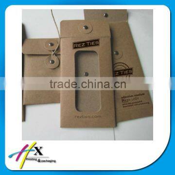 Mini Vintage Retro Kraft Paper Envelopes Brown Kraft Paper Envelop With String With Eyelets photo-5