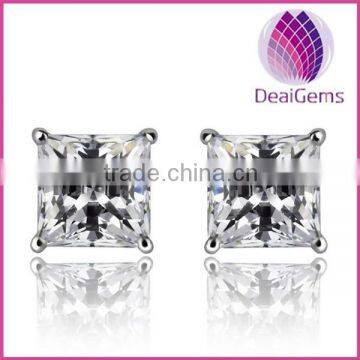 Fashion 925 sterling silver crystal stud earring