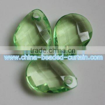 Best Factory Direct Sales Transparent Acrylic Faceted Briolette Teardrop Beads Curtain Pendants photo-6