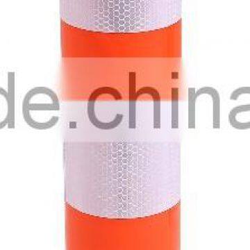 Orange Flexible Plastic Warning post for traffic