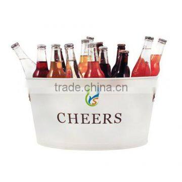 Indoor Or Outdoor Galvanized Metal Wine Tub
