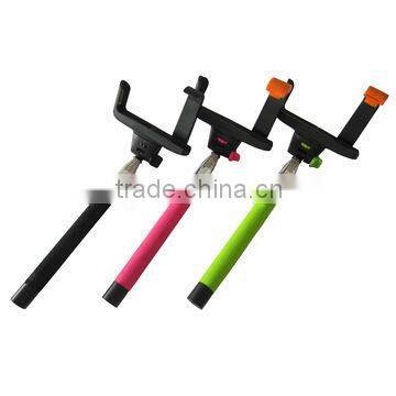 Cell phone handheld flexible selfie stick wireless for IOS android