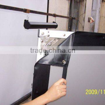 black border with eyelet for Back projection screen film