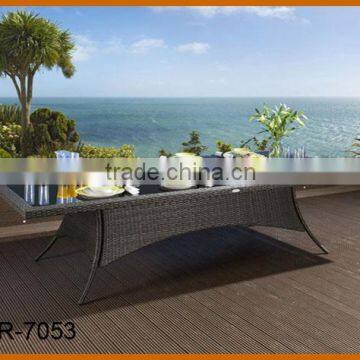 Rattan Material Luxury Dining Table Chair