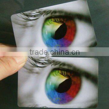 High quality CMYK full color offset Printing PVC card with Barcode/magnetic strip