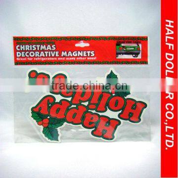 Christmas soft promotional 3d PVC fridge magnet home decoration magnet